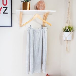 Chelsea & Violet Midi Skirt Silver